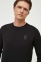 μαύρο Βαμβακερό πουλόβερ Karl Lagerfeld
