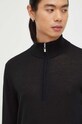 Vlněný svetr Tiger Of Sweden polorolák černá T68915092
