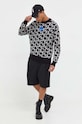 Karl Lagerfeld Jeans sweter z domieszką wełny 236D2002 multicolor AW23