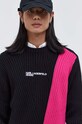 Karl Lagerfeld Jeans pulover 236D2001 KLJ RIBBED BLOCKED SWEATER multicolor 236D2001