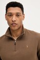 Pamučna dukserica Polo Ralph Lauren smeđa 710671929