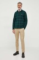 Polo Ralph Lauren hanorac de bumbac 710814280 verde AW23