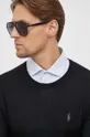 czarny Polo Ralph Lauren sweter wełniany