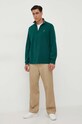 Bombažen pulover Polo Ralph Lauren 710877001 zelena NC24