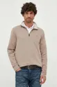 brązowy Polo Ralph Lauren sweter bawełniany