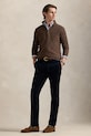 Abbigliamento Polo Ralph Lauren maglione in cotone Ls Hz Long Sleeve 710932304 marrone