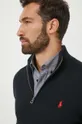 μαύρο Βαμβακερό πουλόβερ Polo Ralph Lauren