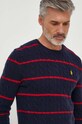 Polo Ralph Lauren sweter wełniany granatowy 710917407