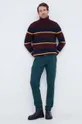 Polo Ralph Lauren gyapjú pulóver burgundia