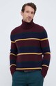 Polo Ralph Lauren sweter wełniany bordowy 710918117