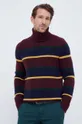 burgundia Polo Ralph Lauren gyapjú pulóver
