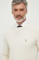 бежевый Шерстяной свитер Polo Ralph Lauren