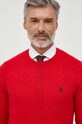 Μάλλινο πουλόβερ Polo Ralph Lauren κόκκινο 710918805