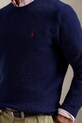 Volnen pulover Polo Ralph Lauren mornarsko modra 710918805