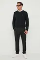 Polo Ralph Lauren gyapjú pulóver fekete