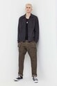 Πλεκτή ζακέτα Abercrombie & Fitch KI120.3220.900 γκρί AW23