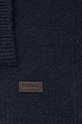Вълнена жилетка Barbour MKN0731 тъмносин