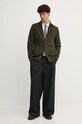 Vlněný svetr Barbour MKN0731 zelená AA00