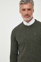 Вовняний светр Barbour зелений MKN0844