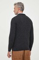 Odzież Barbour sweter wełniany MKN0844 czarny