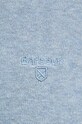 Barbour sweter bawełniany Essentials MKN0932 niebieski