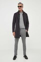 Barbour sweter bawełniany Essentials MKN0932 szary AA00