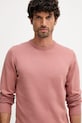 Barbour sweter bawełniany Essentials różowy MKN0932