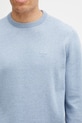 Barbour pulover de bumbac Essentials albastru MKN0932