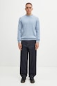 Barbour pulover de bumbac Essentials MKN0932 albastru