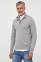 Barbour maglione in cotone grigio MKN1074