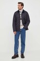 Vuneni pulover Barbour Roose Fair Isle Rollneck MKN1492 siva AA00