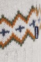 Vlněný svetr Barbour Roose Fair Isle Rollneck MKN1492 šedá