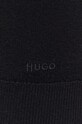 Шерстяной свитер HUGO 50474172 чёрный
