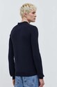 Odzież HUGO sweter wełniany 50474182 granatowy