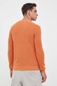 Дрехи Памучен пуловер Calvin Klein Jeans J30J323989 оранжев