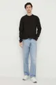 Бавовняний светр Calvin Klein Jeans чорний
