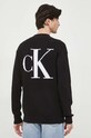 Calvin Klein Jeans sweter bawełniany czarny J30J324507