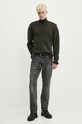 Шерстяной свитер A-COLD-WALL* UTILITY MOCK NECK KNIT ACWMK152 зелёный AW23