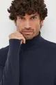 tmavomodrá Vlnený sveter Calvin Klein