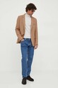 Μάλλινο πουλόβερ Calvin Klein K10K110424 γκρί AW24