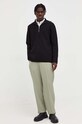 Won Hundred pulover 2547.11069 negru AW23