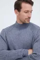 szary Calvin Klein sweter wełniany