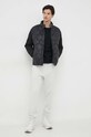 Calvin Klein gyapjú pulóver K10K111954 fekete AW23