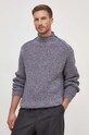 Calvin Klein sweter z domieszką wełny K10K111956 szary AW23