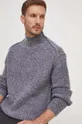 sivá Sveter s prímesou vlny Calvin Klein