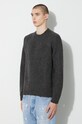 A.P.C. sweter wełniany szary WVBCH.H23234