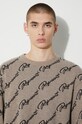 Represent wool jumper Jaquard Sweater MH3010.362 brown