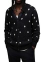 AllSaints cardigan cu modele negru MK002Z