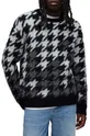 czarny AllSaints sweter Męski