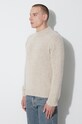 Universal Works wool jumper Vincent Turtle Neck beige 29472